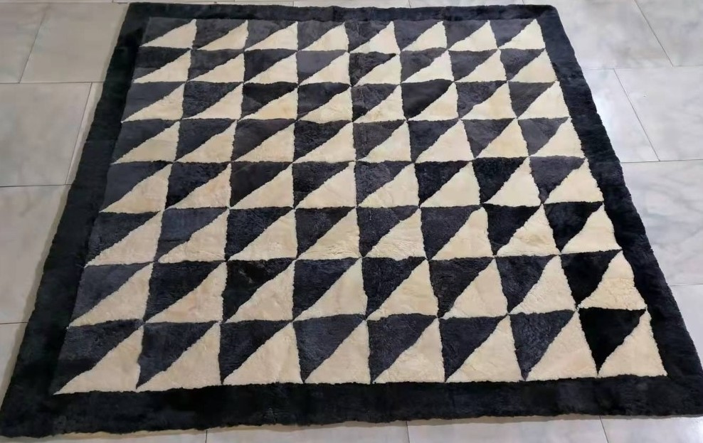 Hot Sale Australian Lambskin Rugs for Bed Quatro in Yellow