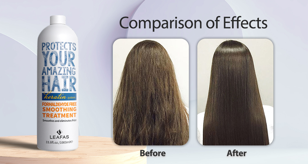 Hair Keratin Straightening Cream Smoothing Treatment