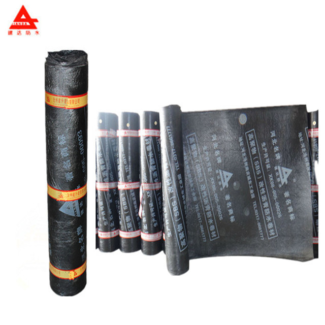 4mm Asphalt Waterproof Membrane Sbs Modified Bitumen Roofing Roll for Swimming Pool