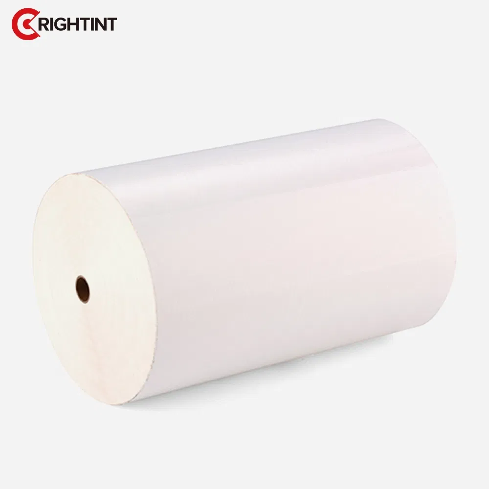 Customized Printing Single-Sided jumbo roll for Europe flexographic Synthetic paper label material