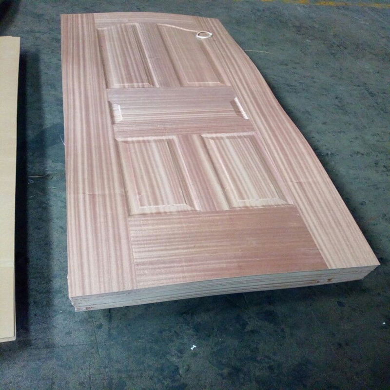 Sapele Veneer Molded Door Skin