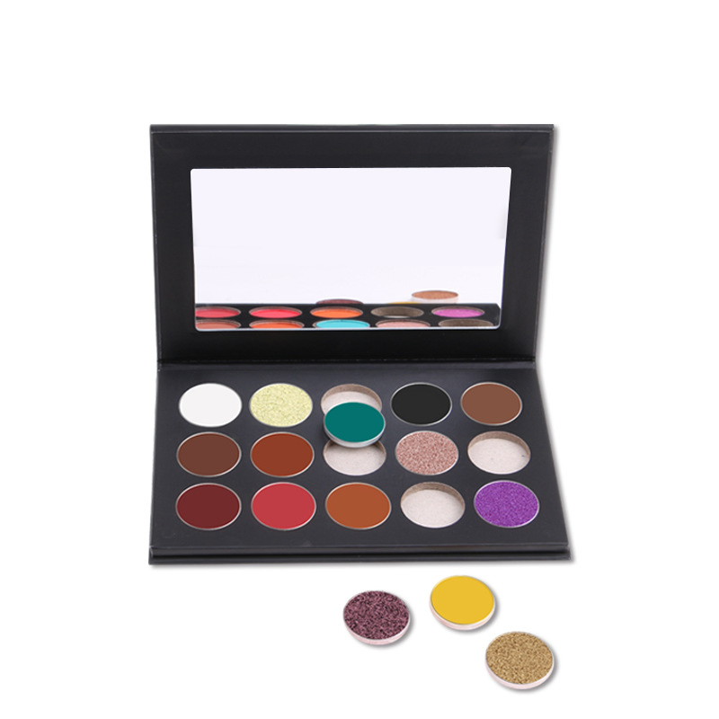 Manufacture Private Label Waterproof Pearl Matte DIY Free Combination Eyeshadow Palette
