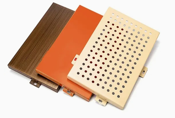 Fluorocarbon Coating Metal Facade Decorative Panel Cladding Aluminum Plate