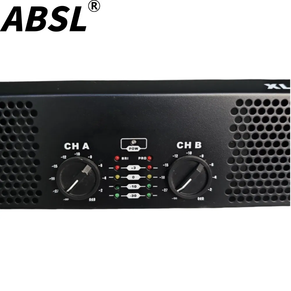 XL1000 Class-Ab Stereo Amplifier 2 Channel 2CH*300W Professional Power Amplifier