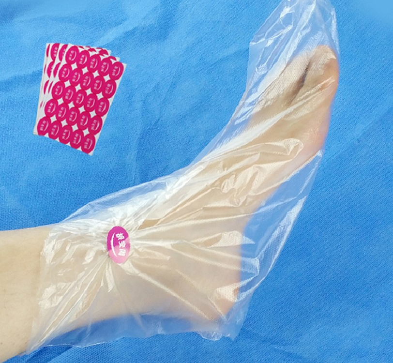 Manufacture Custom PE Plastic Transparent Foot Cover for Foot Protection Try Shoes Shopping