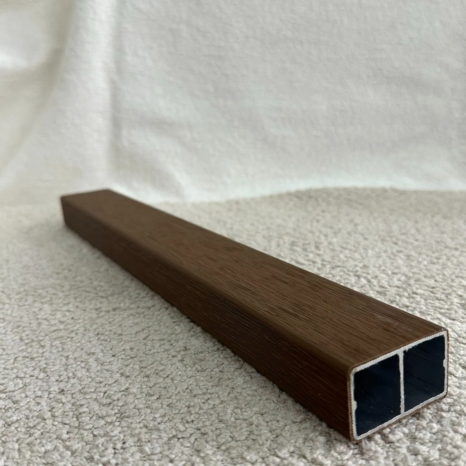 Maintenance-Free WPC Louver System 50mm by 30mm Stain-Resistant Easy-Clean Surface