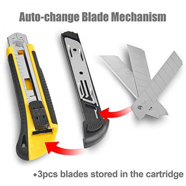 Premium Paper Box Cutter Utility Knife for Easy Cutting (FUK-01)