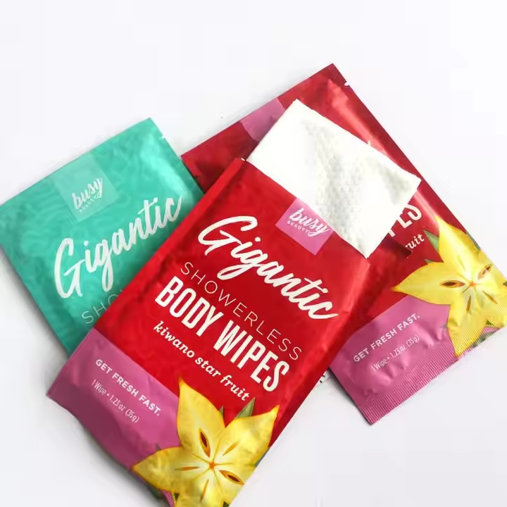 Large Size Individually Wrapped Massive Body Wet Wipes Shower Less Wipe