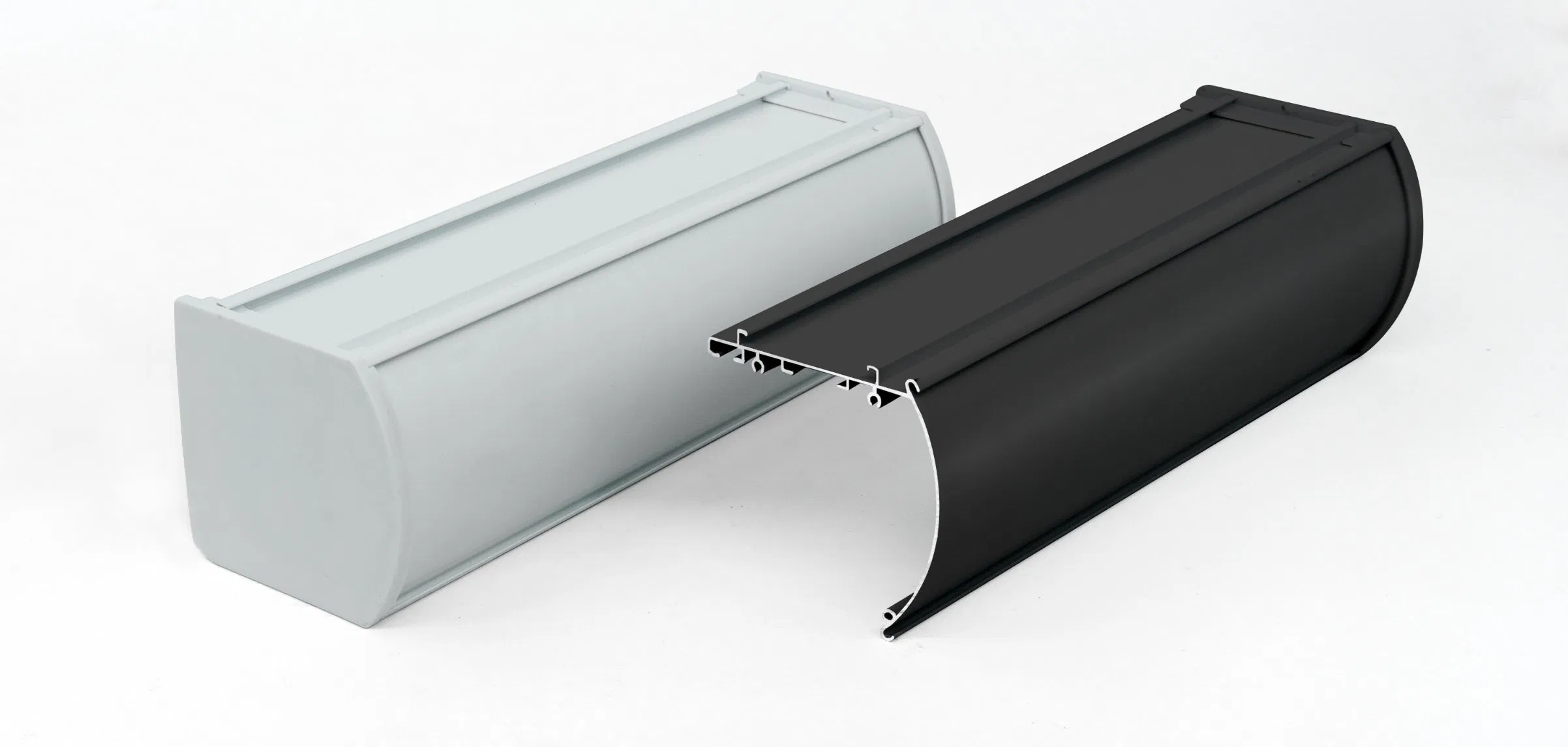 Best Sales Fascia Roller Blind Valance Window Blind Curtain Rails Aluminum Head Rail Roller Shade Cassette