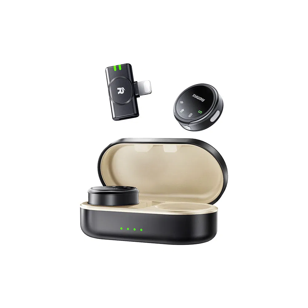 Hot Selling Wireless Microphone Live Streaming Interview Noise Canceling Lapel Mic