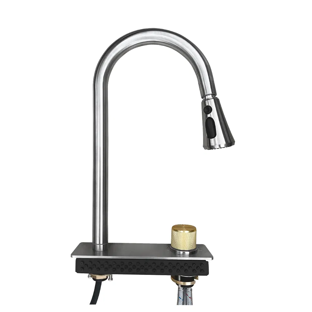 750X450X230mm SUS304 Stainless Steel Handmade Kitchen Sinks with Kitchen Faucet Pull out