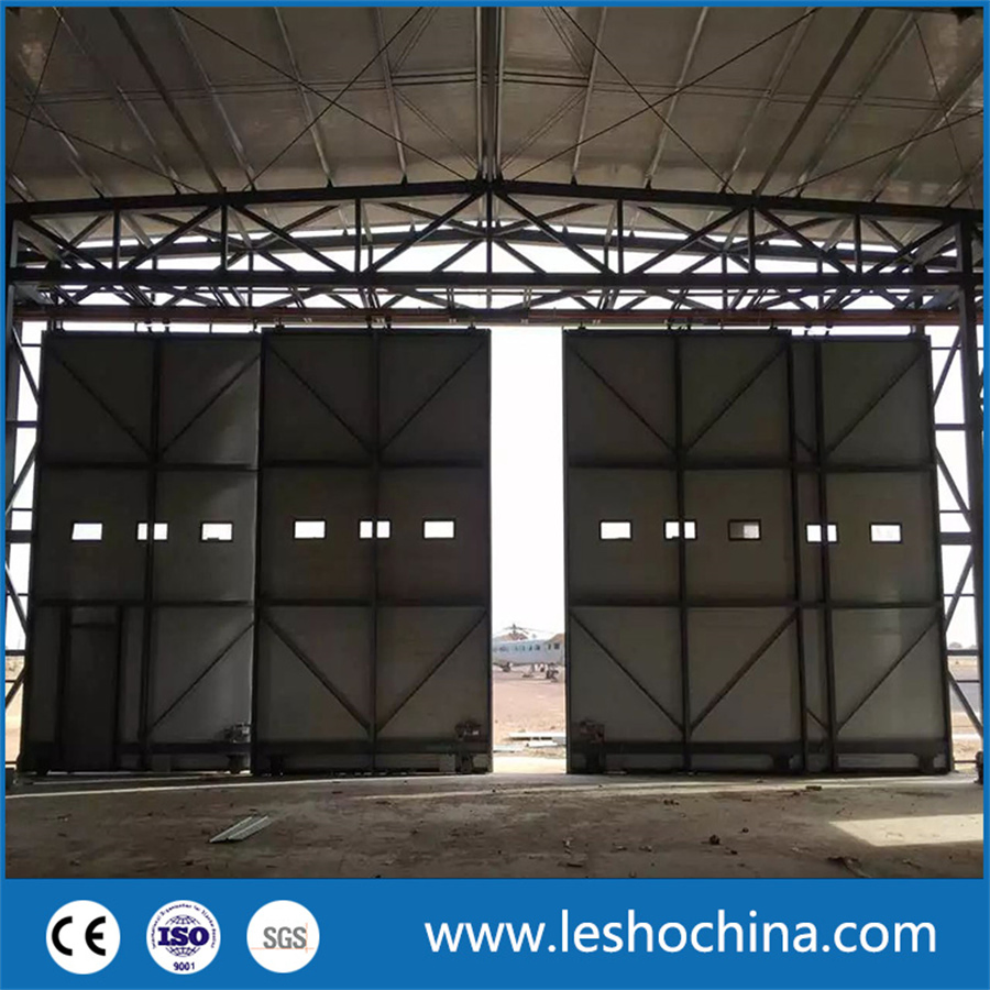 Flexible Soft Curtain Hangar Doors Suitable for Large Factories Automatic Hanger Door Airport Hanger Buildings Super Door in China