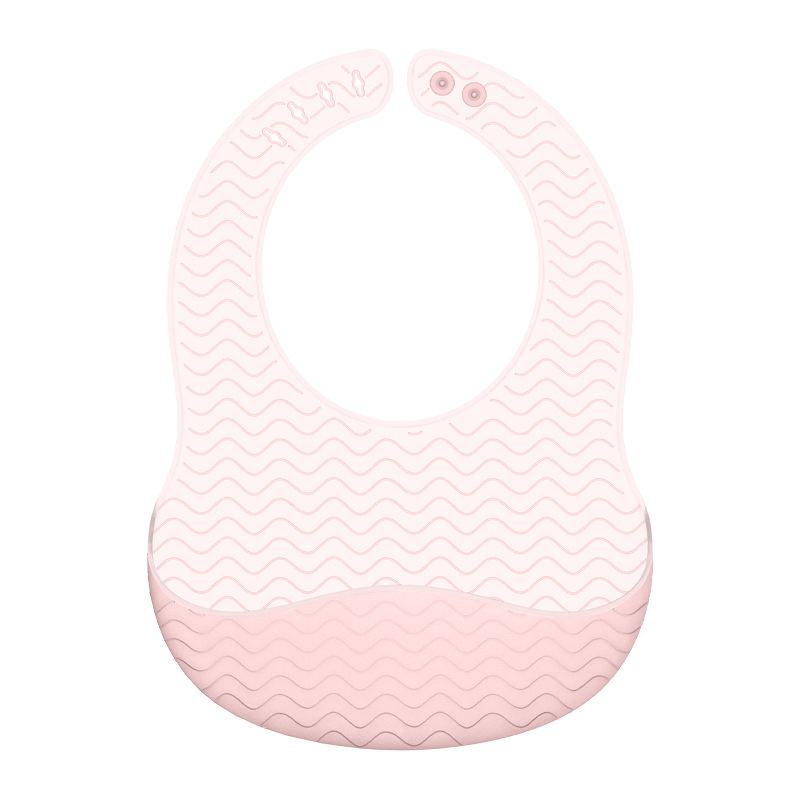 Hot Selling Food Grade Silicone Ultra-Thin Baby Unisex Rice Dental Bib