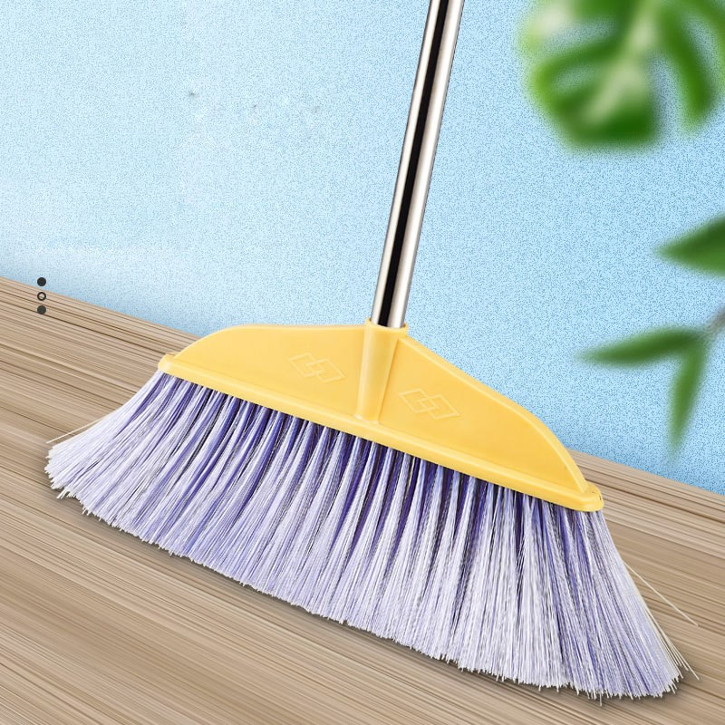 Household Cleaning Tools Street Broom Household Cleaning Heavy Dust Removal Broom and Holder Broom