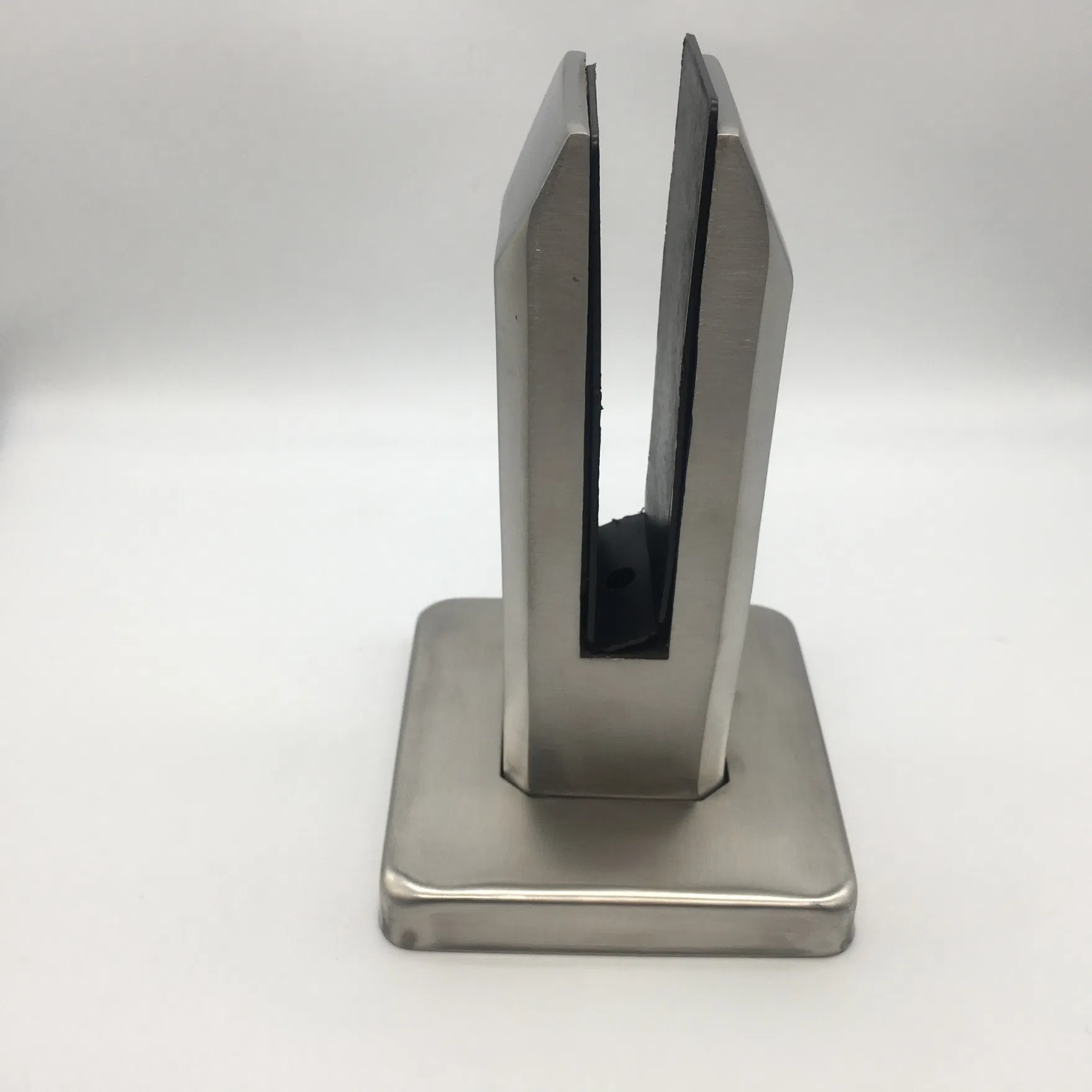 Railing System Frameless Glass Fence Satin Stainless Steel Spigot