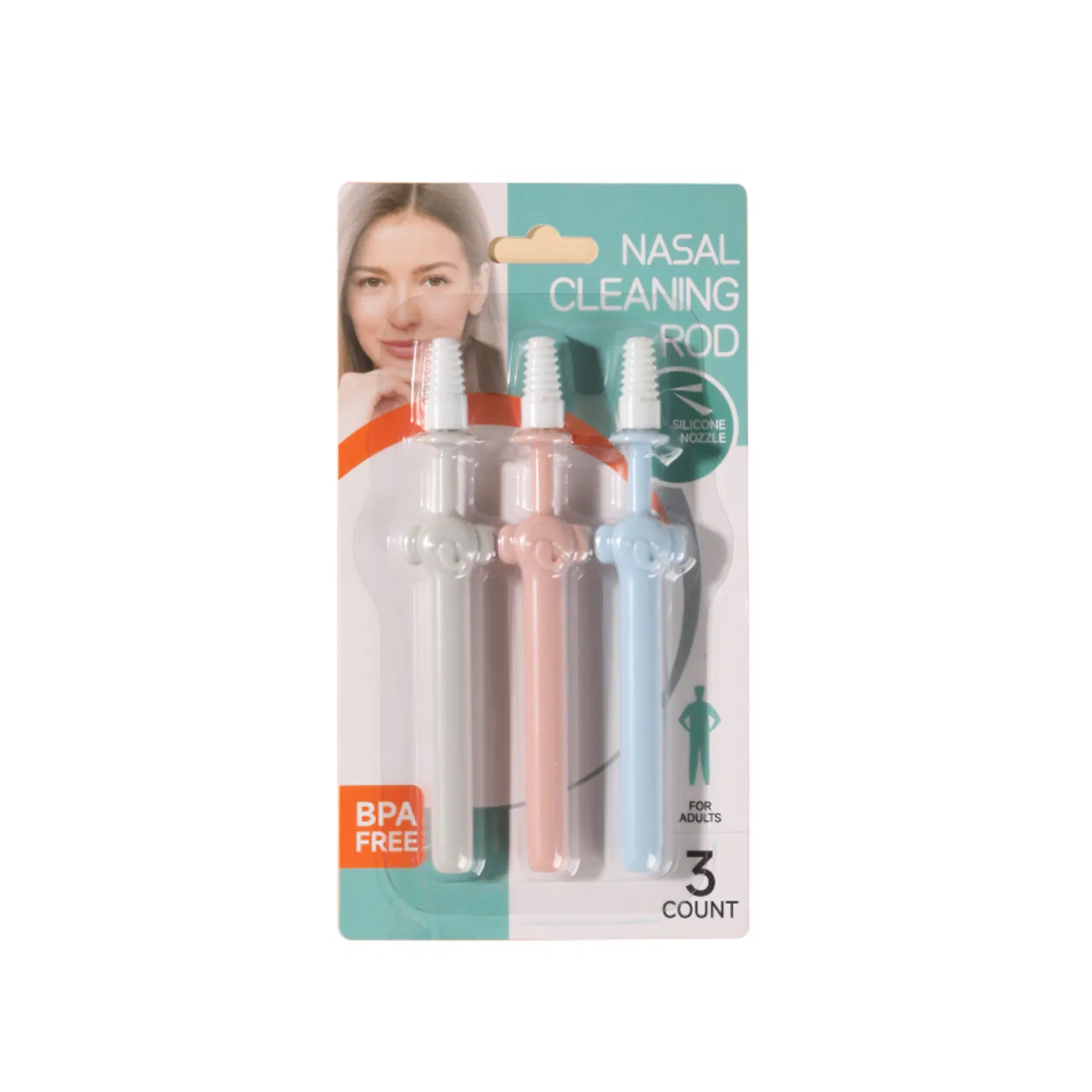 New Arrival Baby Nose Cleaning Wand Elephant 3PCS Booger Clean Stick Baby Nasal Clean