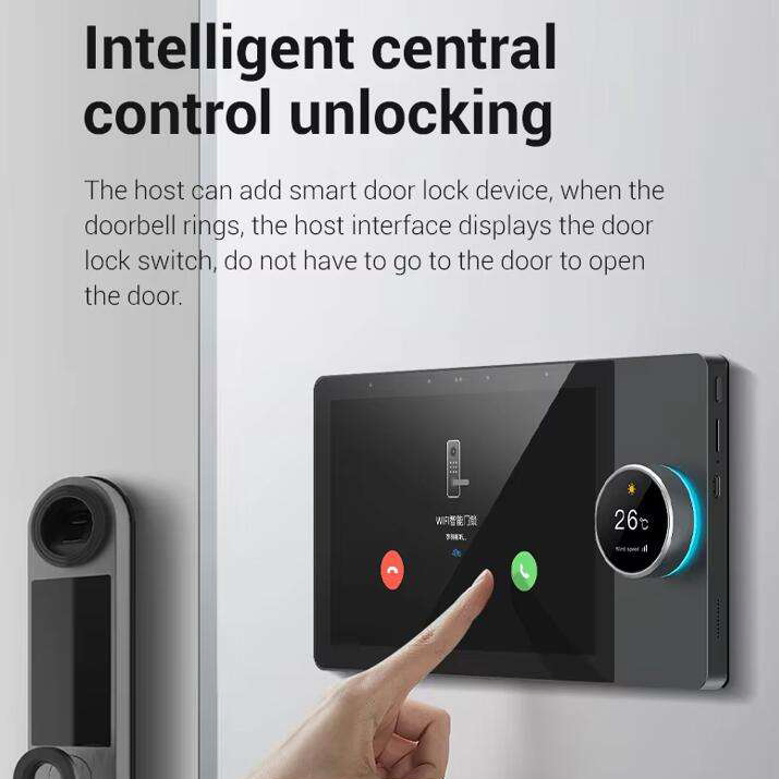 WiFi Multi Functional Music Host Tuya Smart Home System 6-Inch Central Control Screen Zigbee Gateway Smart Switch
