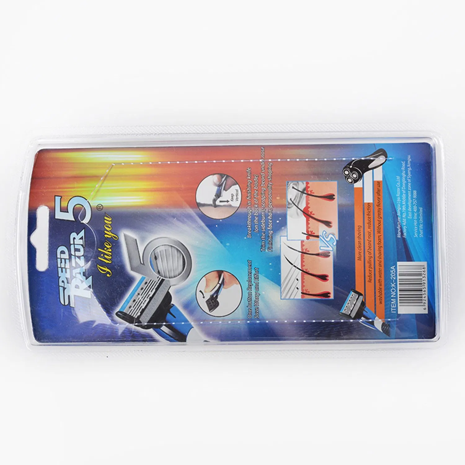 System Razor Blades Quality 5 Cartridge Man Shave Razor