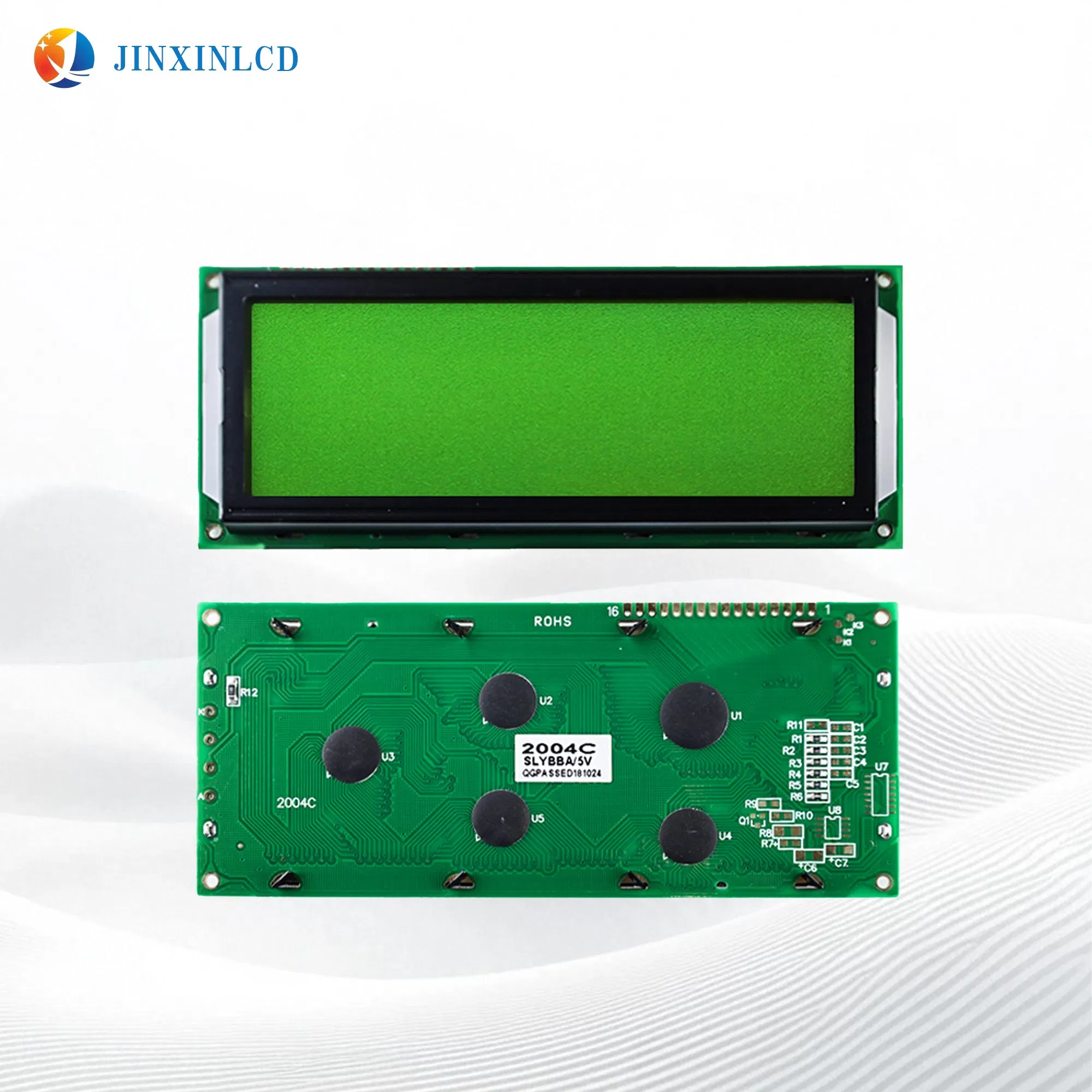 Blue/Yellow-Green 2004 Character LCD Module Display with LED Backlight