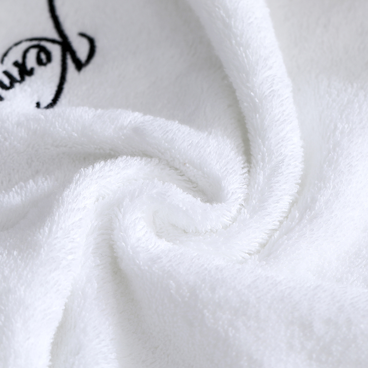 High Quality Customized Design Hotel White Towel with Logo