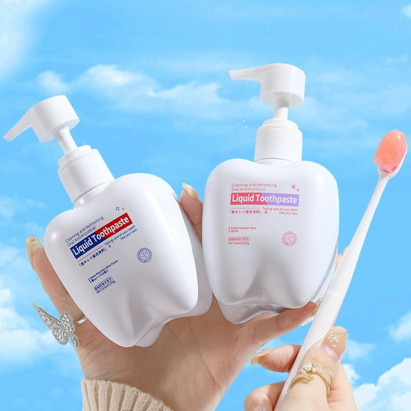 Non-Fluoride Nano Ha Toothpaste Spear Flavor Carton Custom Packaging