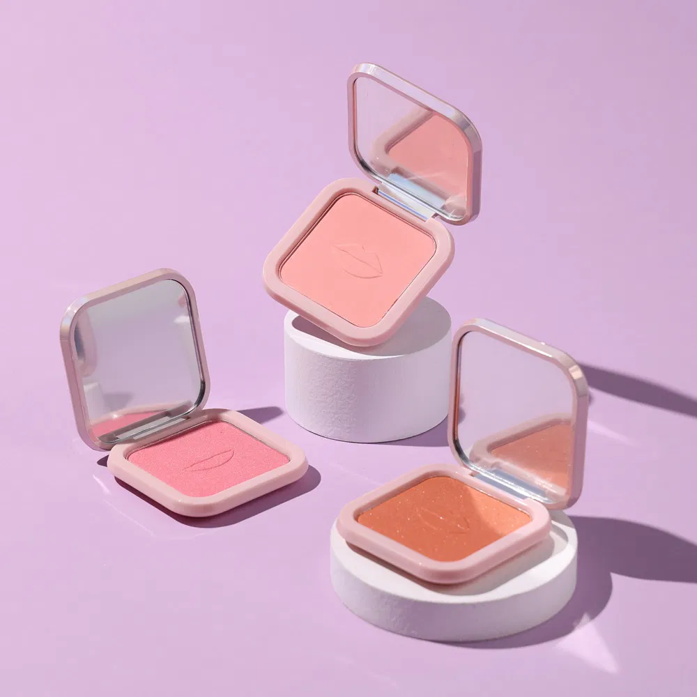 Custom Makeup Palette 6 Colors Square Blush Palette Bronzer Highlighter Palette Blush Private Label