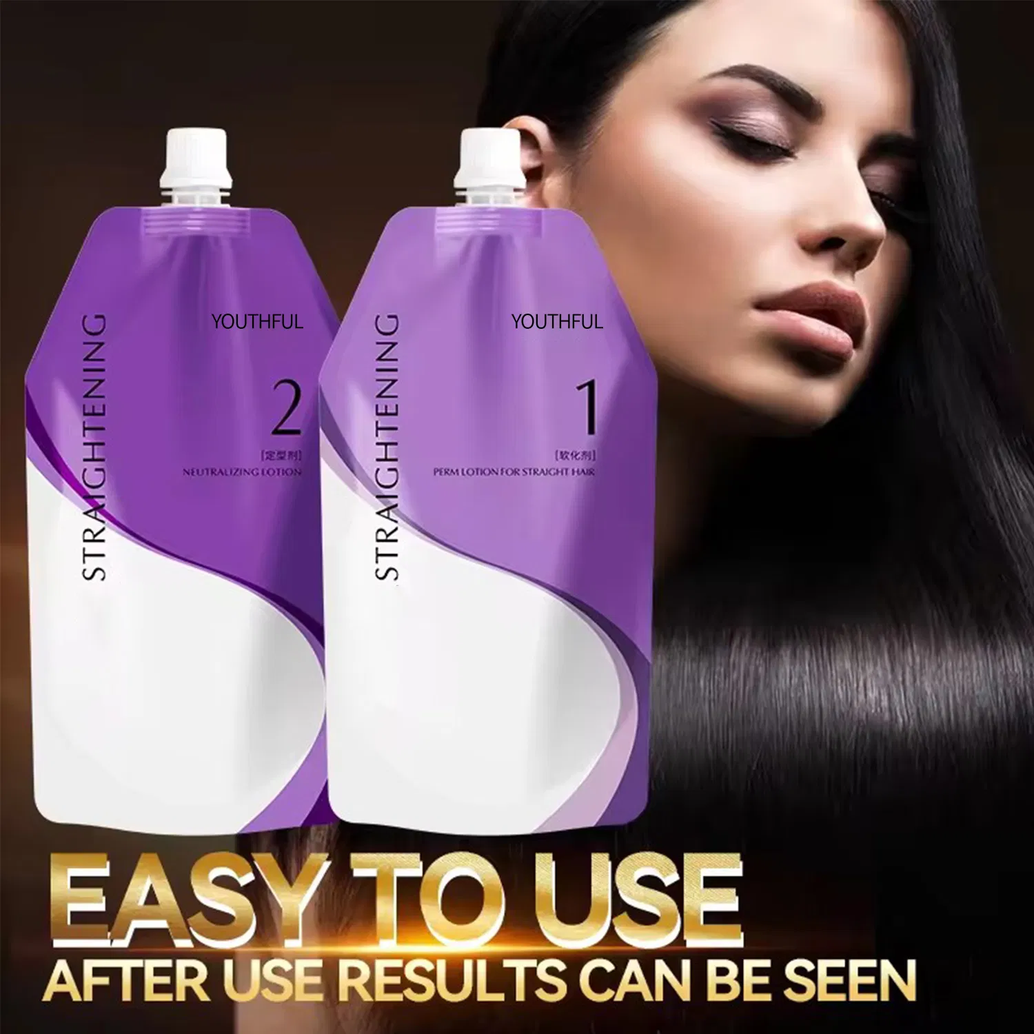 Salon Professional Permanent Keratin Rebonding Hair Straightening Cream