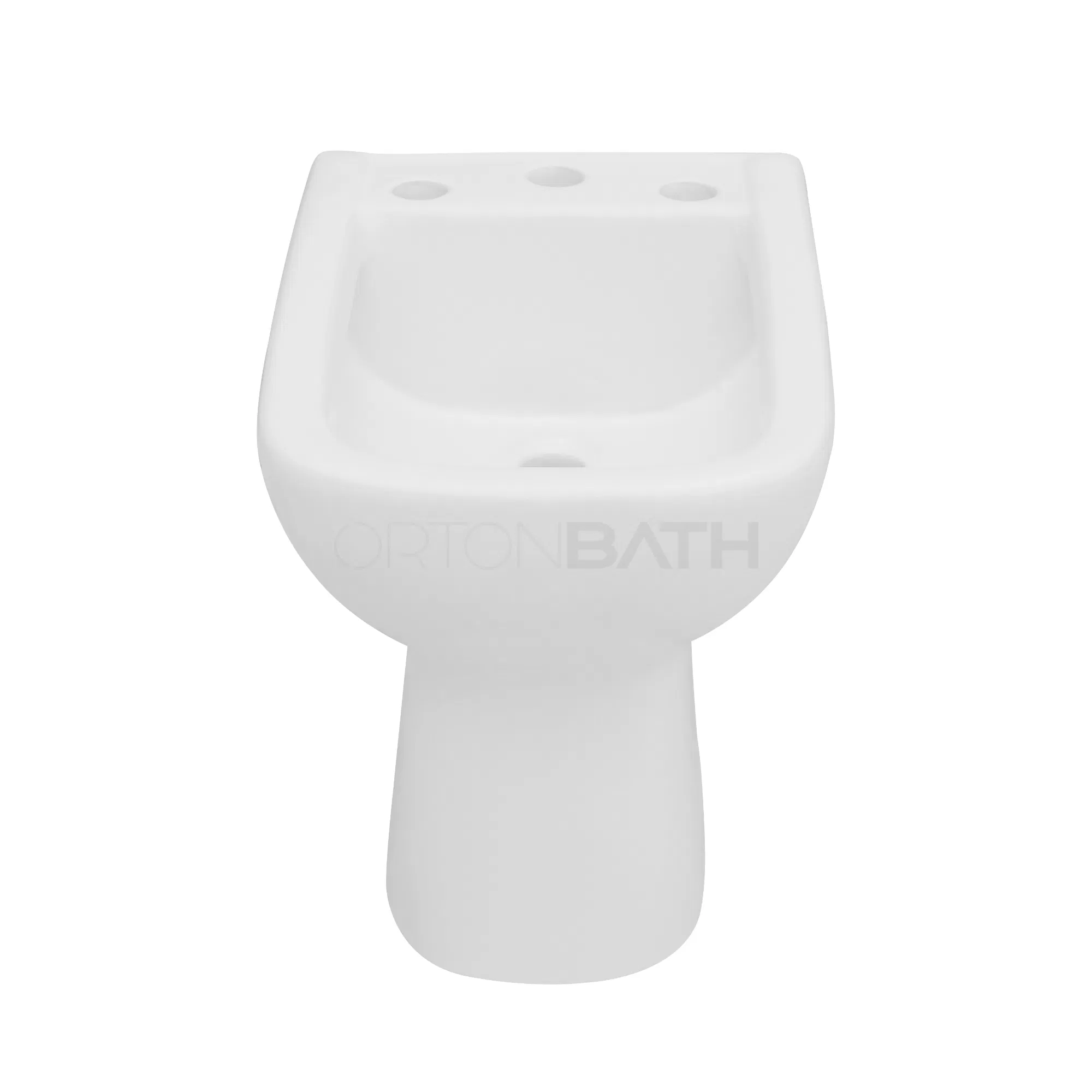 Ortonbath Floor Mounted 3 Tap Holes Toilette Bidet Hospital Elder Lady Care One Piece Ceramic Wc Toilet Bidet Special Care Rectangle Ceramic Toilet Bidet