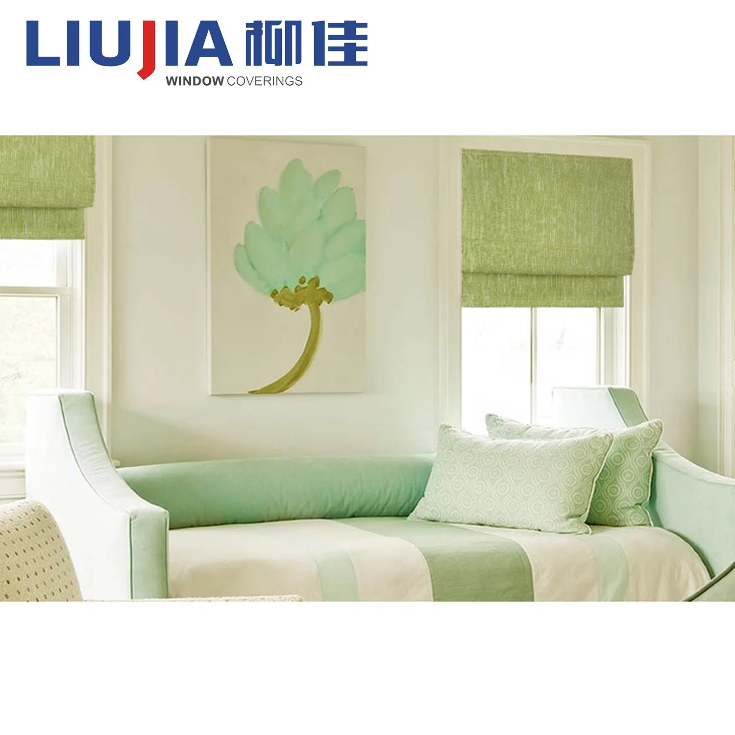 High Quality Full Blackout Motorized Roman Blinds