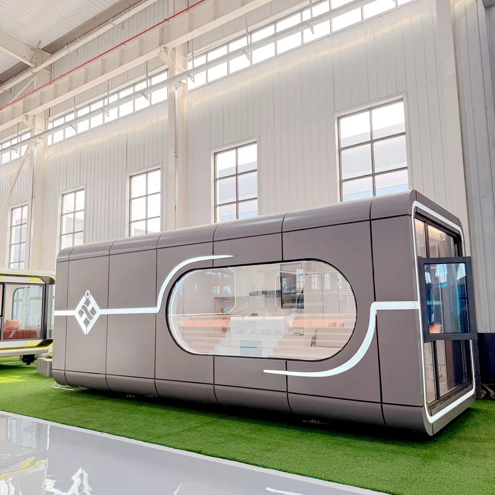 Outdoor Ecological Capsule Room Luxury Pod Space Capsule Hotel Capsule Room Prefabricated Apple Pod Container Room