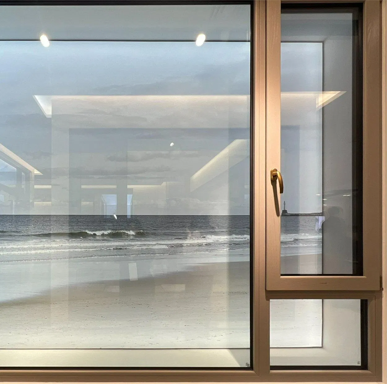 High-End Classic Style Wooden Metal Window with CSA Certificated for Luxury Villa