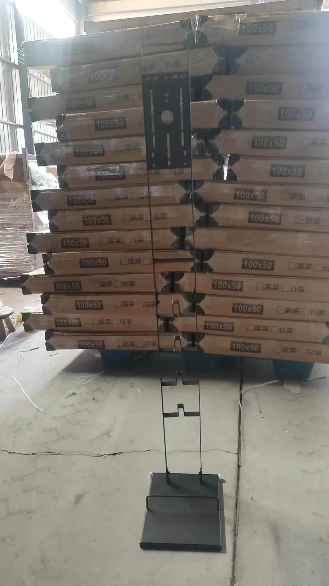 Hot Sale Floor Stand Hanging Bracket Without Drilling Holes Storage Rack