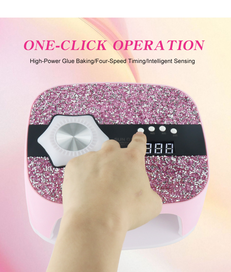 Beautiful Diamond UV LED Nail Lamp for DIY Nail Salon