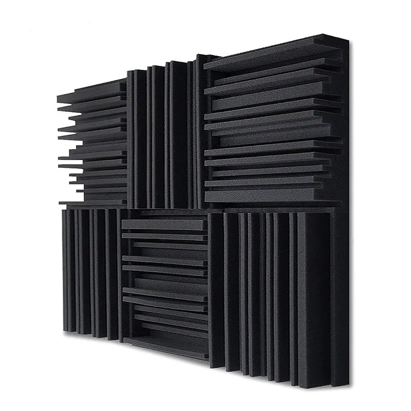 Studio Acoustic Foam Periodic Groove Structure Sound Absorbing Foam for Home Office Dancing Rehearsal Room