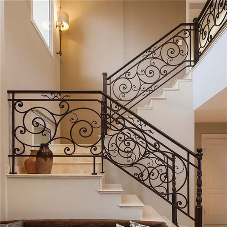 Metal Wrought Iron Balustrade for Balcony and Stairs