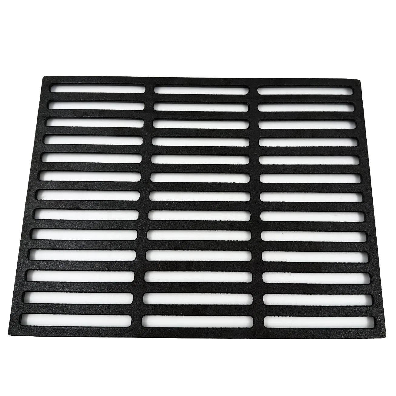 Чугунная решетка для гриля прямоугольная, с антипригарным покрытием