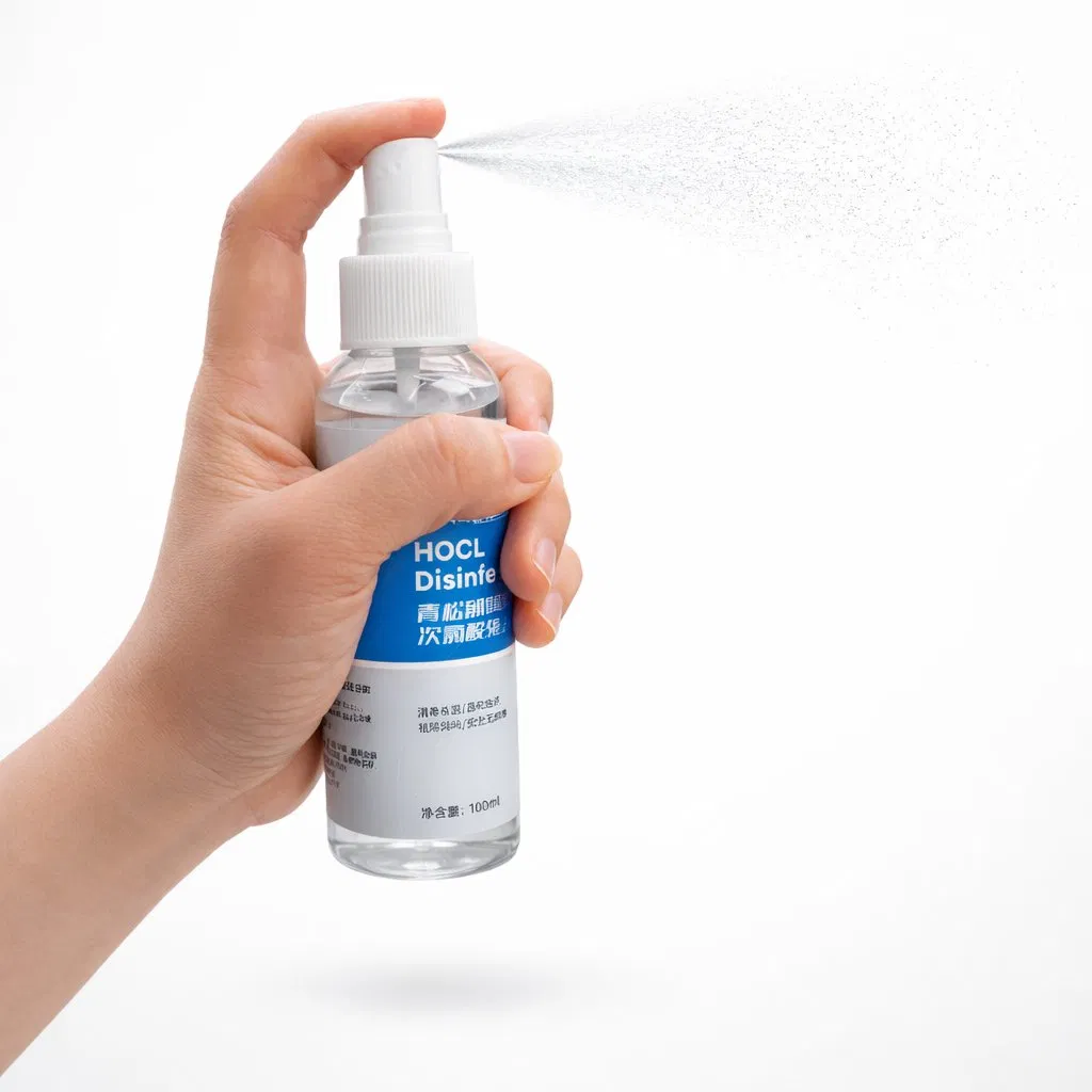 Hypochlorous Acid Disinfectant Spray Alcohol - Free 99.99% Bacteria Elimination Skin - Contact Safe