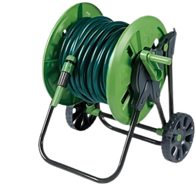 Durable Outdoor Adjustable Hose Reel Cart for Efficient Watering