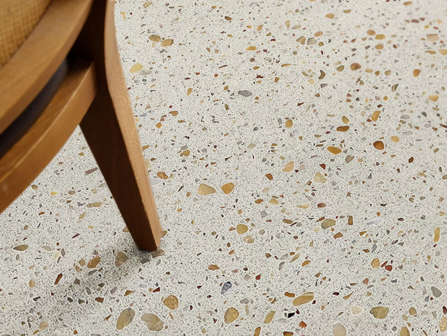 Artificial Stone Slab for Terrazzo Stone Natural Finish Flooring Outdoor