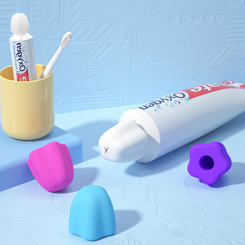 Toothpaste Cap Dispenser Cleaning with Straw Brush Mi27175