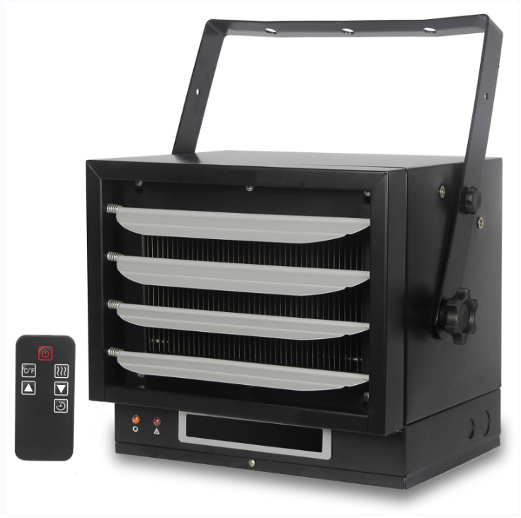 240V 7500 Watts Industrial Ceiling Mounted Heater with Overheat Protection for Garages