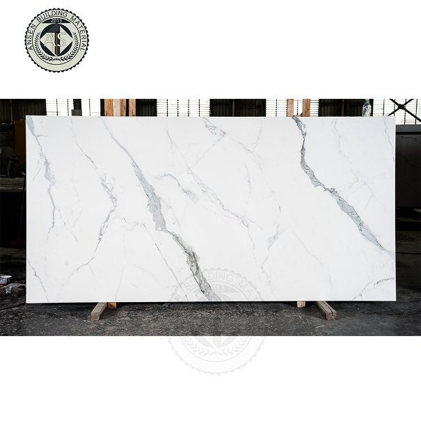High-Grade Calacatta Aartificial Quartz Stone Countertops for Kitchen Design/Wall Panels/Vanity Tops