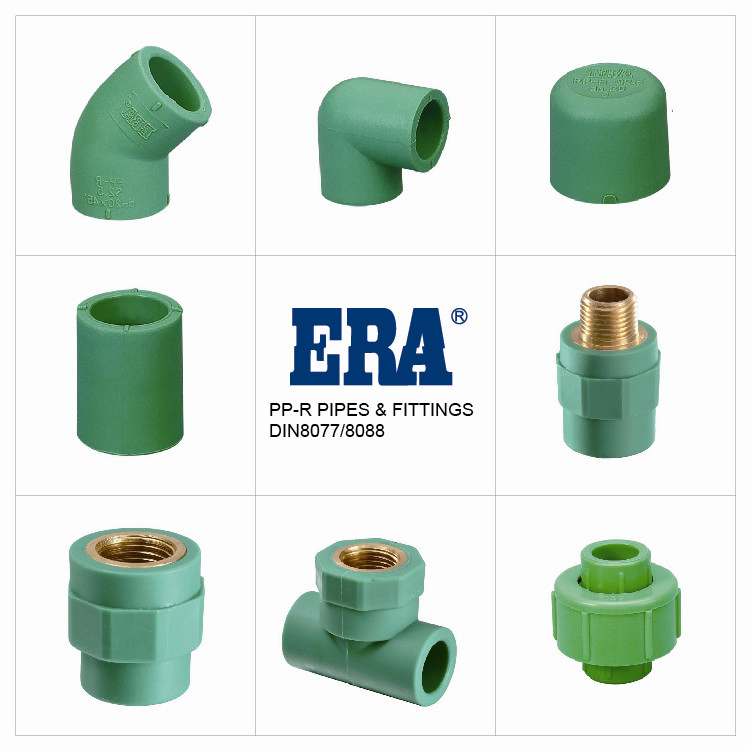 Era Piping Systems (DIN8077/8088) Dvgw PPR Pipe Fitting Male Thread Bush