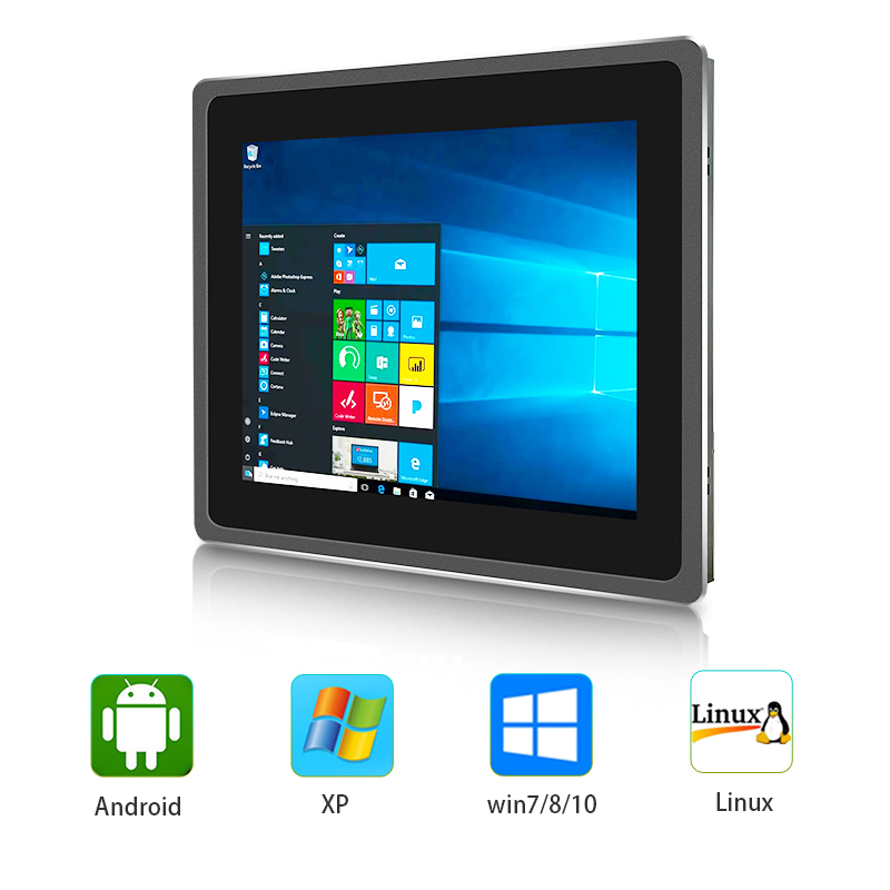 12 Inch Win7/8/10 Core I5 3rd Gen / I3 4th Gen Embedded Industrial Tablet Computer Automation Control Equipment Industrial Control Touch All-in-One Machine