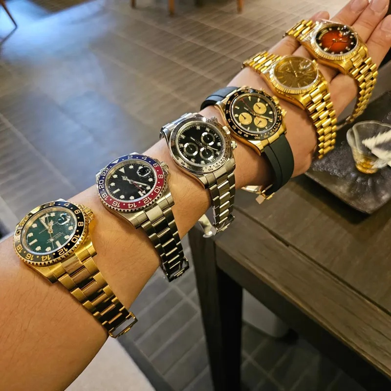 Wholesale Top Quality Sapphire Case 3285 Movement Watch Classic Super Clone Business Multi Time Zone Automatic Mechanical Watch