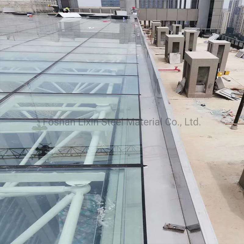 Modern Lighting Steel Structure Truss Shopping Mall Steel Roof