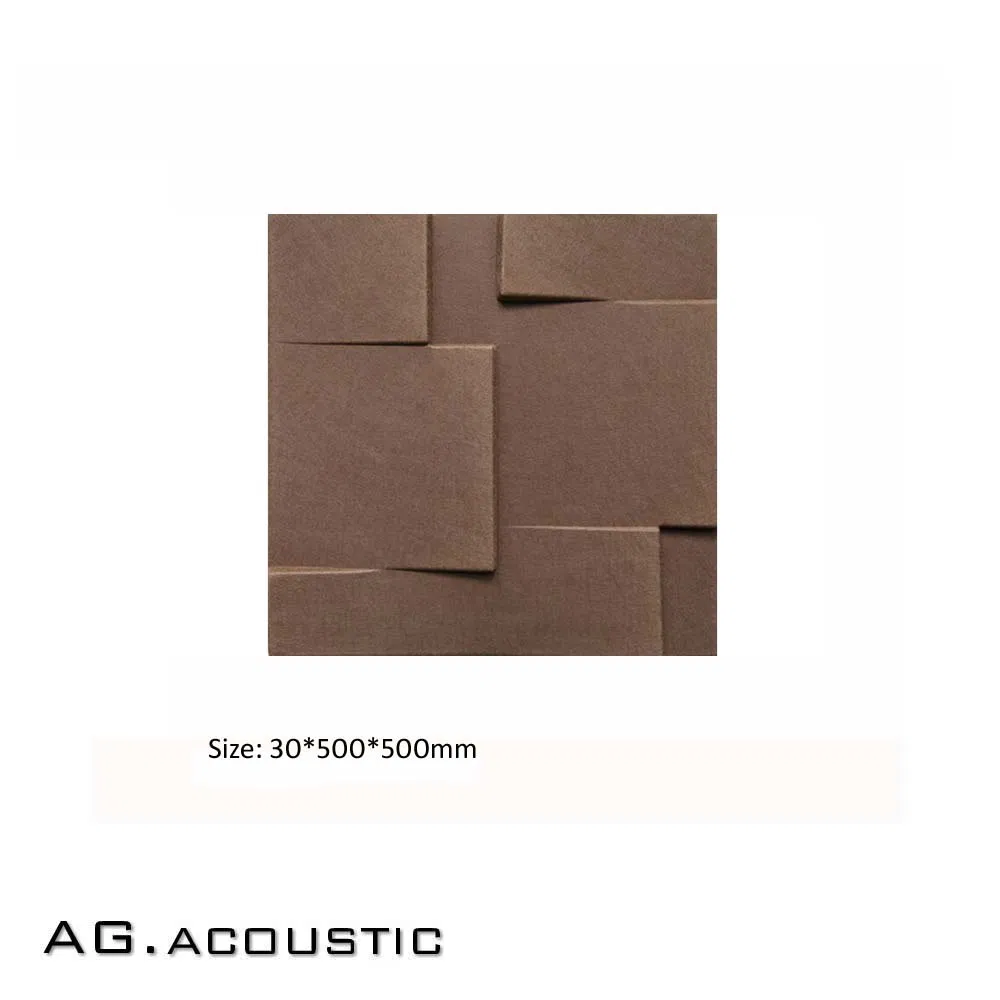 AG. Acoustic Decorative Material 3D Polyester Fiber Sound Insulation Wall Tiles