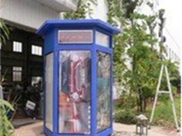 Powder Coating and Modern Simplicity Outdoor Food Kiosk