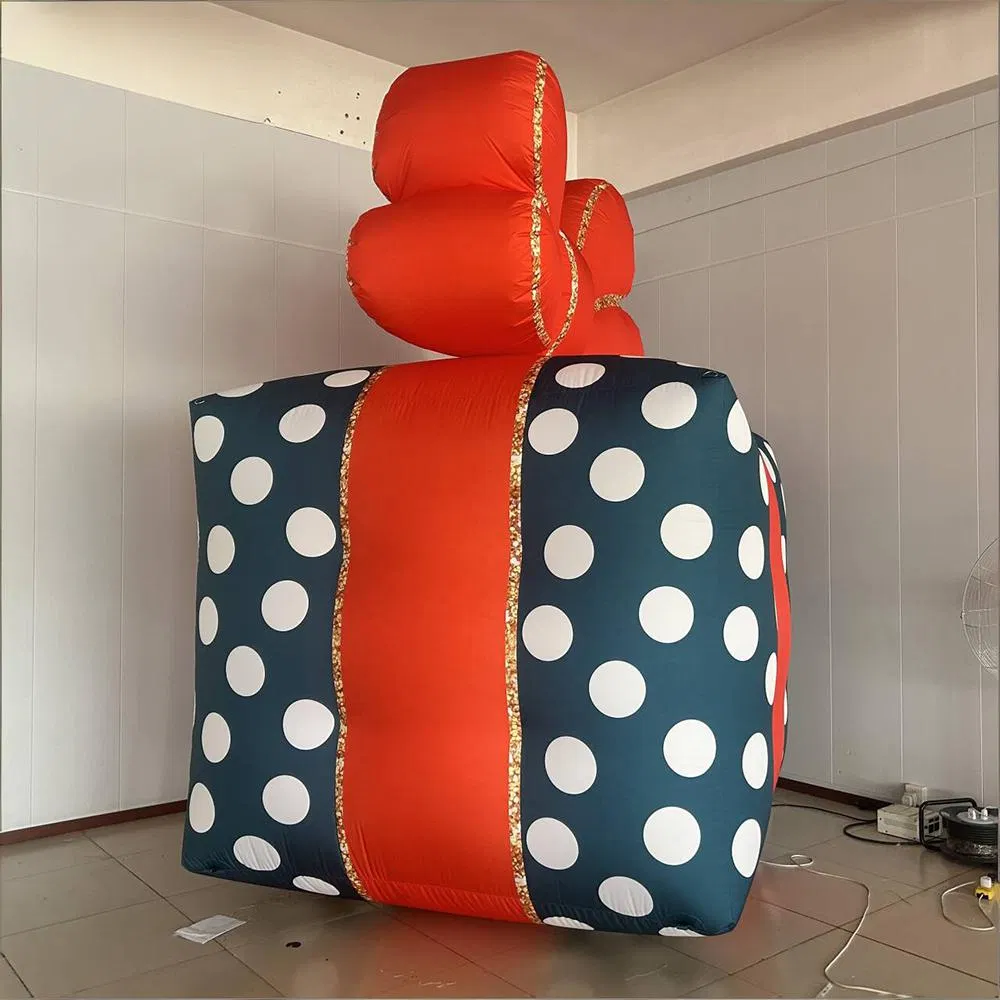 Boyi Prop Holiday Decor for Mall Promotion/New Year Event Inflatable Gift Box