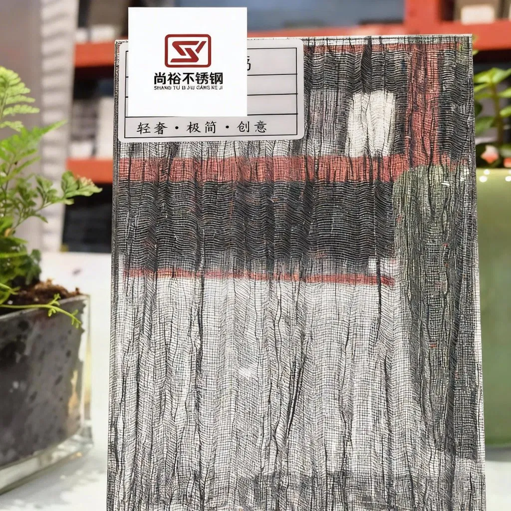 Stunning Wired Glass Artwork for Contemporary Interior Design